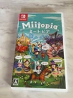 Miitopia Nintendo Switch Japanese Version Region Free English Supported Used