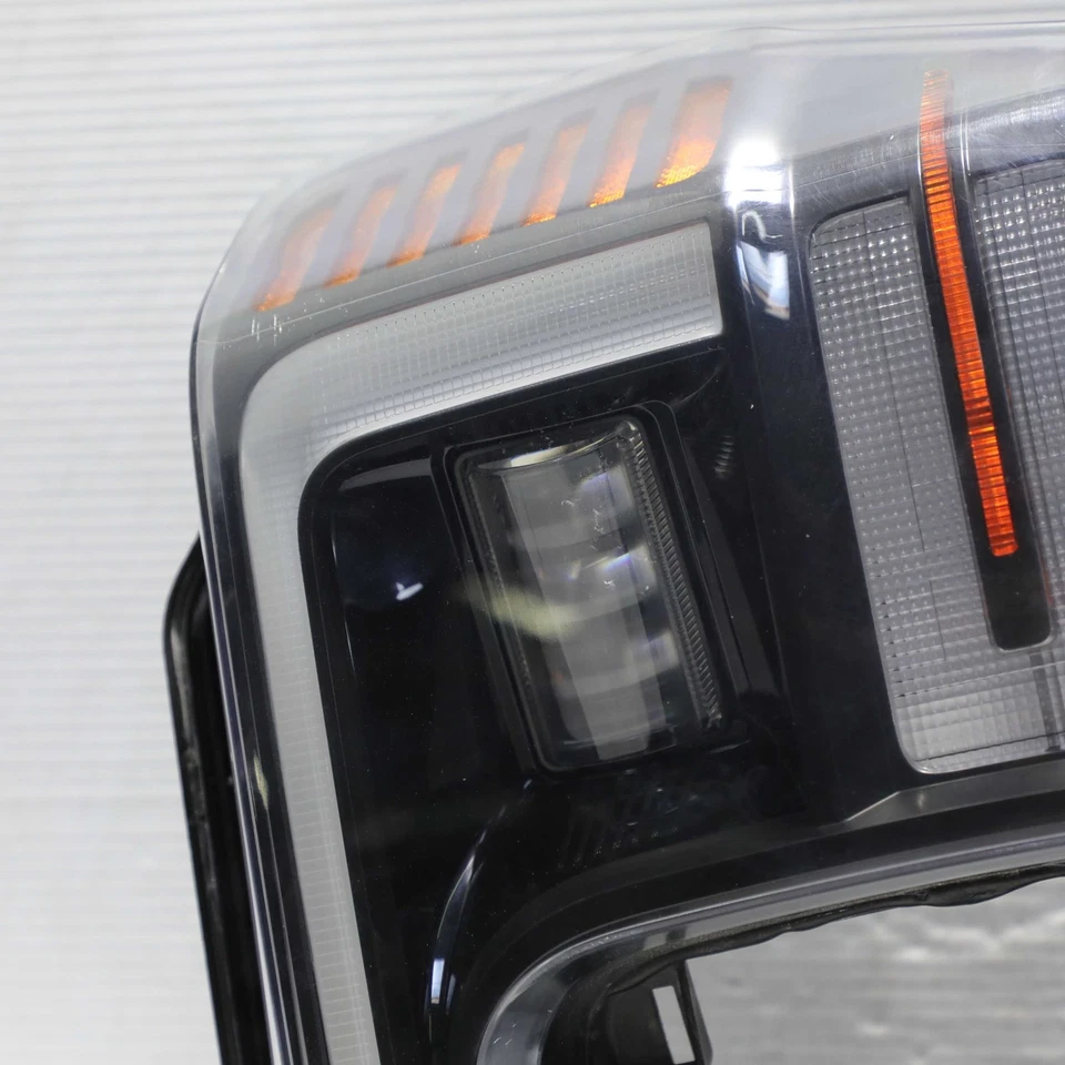 Farol lateral esquerdo sistema Full LED preto Ford F250 2020-2022 fabricante de equipamento original LC3J-13E015-AD - Imagem 4 de 4