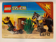 Lego Bauanleitung / Instruction 6712 SYSTEM Wilder Westen - Zustand akzeptabel