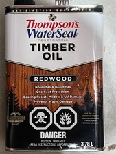 Thompson's WaterSeal TH.049821-16 Penetrating Transparent Timber Oil, Redwood, 1