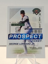 2024 Panini Prospect Edition Baseball Ticket #36 George Lombard Jr NY Yankees RC
