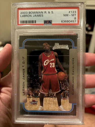 2003 Bowman Rookies And Stars Lebron James Rookie PSA 8 NM 