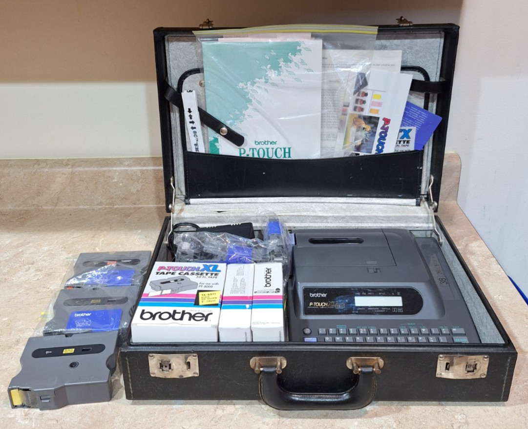Brother P-Touch XL30 Professional Labeling System Massive Kit 10 Tapes Bundle