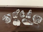 Steuben Glass animal figurines- set of 7