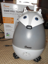 Crane Fox Ultrasonic Cool Mist Humidifier Infant Baby Child Aroma DIffuser Night
