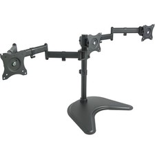 VIVO Triple Monitor Mount Adjustable Desk Free Stand for 3 LCD Screens upto 24"