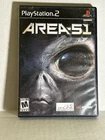 Area 51 PS2 (Sony PlayStation 2, 2005) CIB Complete With Manual Tested