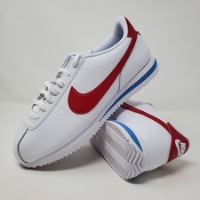 Nike Cortez Leather White Varsity Blue Varsity Red DN1791-108 Women's Size 10