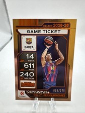 willy hernangomez 2025-26 Contenders Euroleague Orange /275