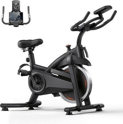 JYTVTS Magnetic Exercise Bike Stationary Cycling with Built-In Bluetooth Sensor