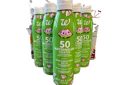 5 NEW Cans Walgreens Watermelon Spray Sunscreen Broad Spectrum SPF 50 5.5oz