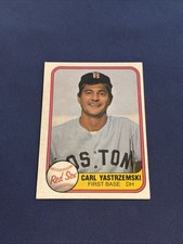 Carl Yastrzemski 1981 Fleer Card #221