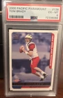 2000 Pacific Paramount Tom Brady RC #138 PSA 6