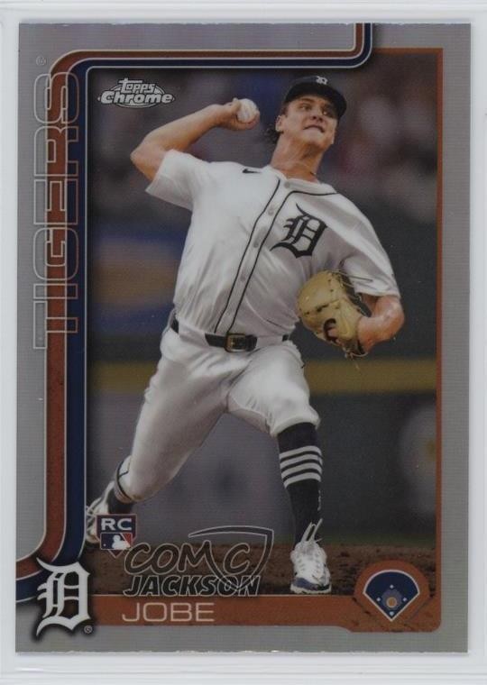 2025 Topps Chrome Refractor Jackson Jobe #249 6u5
