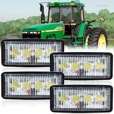 for Deere Tractor 6110 6210 6310 6410 LED Upper Cab Light 6000K 4 Pack RE306510