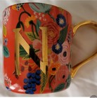 Anthropology-Rifle Paper Co-Garden Party-Inital "N" Mug — photo 4