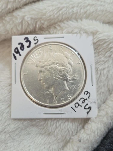 1923-S Peace Silver Dollar, XF