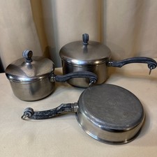 Farberware  Vintage 5 Pc Aluminum Clad Pan Se...