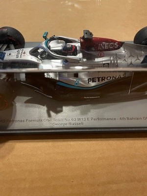 George Russell Mercedes F1 W13 #63 Bahrain GP 2022 1:18 Spark