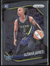 2025 Panini Prizm WNBA #83 Aziaha James RC Dallas Wings Basketball Card