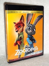 Zootopia 4K/Blu-ray, 2024 Jason Bateman Ginnfer Goodwin DISNEY animated comedy