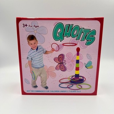 Colorful 18'' Ring Toss Game with 16 Pieces (3+ years)
