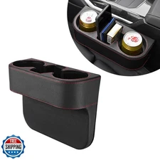 DXNQ Car Cup Holder Gap Filler Organizer, Multifunctional Auto Front Console 