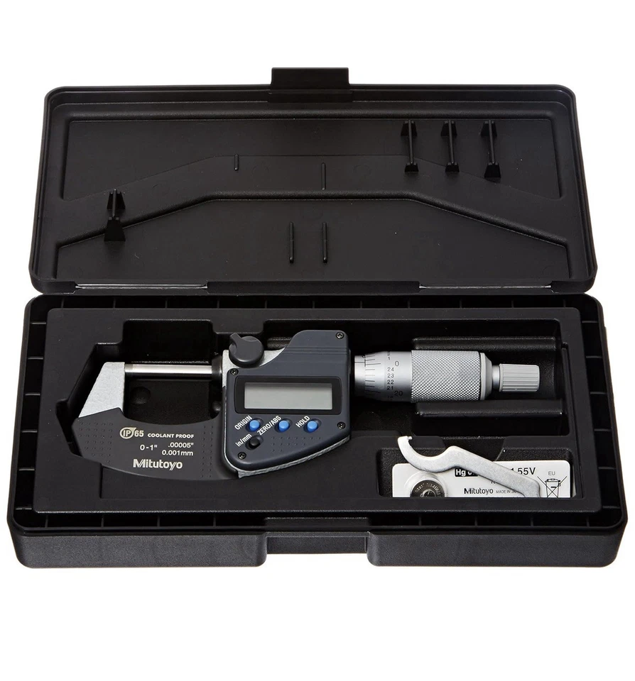 Mitutoyo 293-340-30CAL Digimatic Micrometer CALIBRATION1 NO-SPC Output SR44 New - Image 2 of 4
