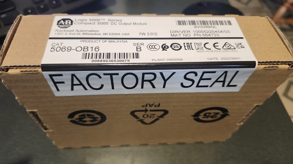 Módulo de salida compacto de 5000 CC Allen-Bradley 5069-OB16 sellado de fábrica Foto 2 de 2