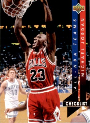 その他 NBA Michael Jordan (15) 1993 Upper Deck All-NBA #AN15 Michael Jordan Chicago Bulls | eBay