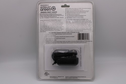 Ultralast Green Universal Smart Charger - Alkaline, Ni-Cd, Ni-Mh. NEW Sealed - Picture 5 of 5
