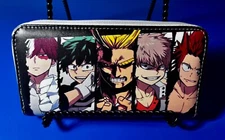 My Hero Academia Wallet  Zip Around Anime Clutch
