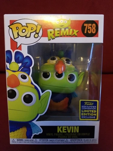 Funko Pop Disney Remix Alien as Kevin SDCC 2020 Shared Sticker In Hand #758