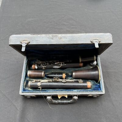 Boosey & Hawkes クラリネット 本体。その他メーカー不明 Vintage 1952 1953 Boosey & Hawkes Wooden Clarinet Serial Number