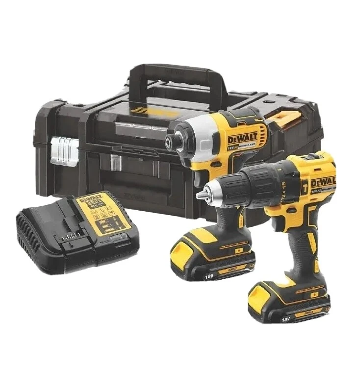 DEWALT DCK2060L2T 18V Cordless Combi Drill Impact Driver Kit eBay