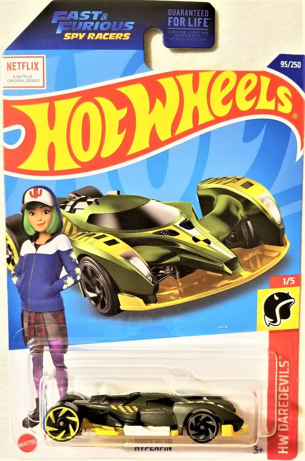 Hot Wheels - 2022 HW Daredevils 1/5 Hyperfin 95/250 (BBHCT58)