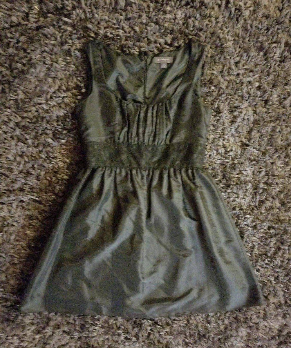 LIZ CLAIBORNE Dresses Black A-Line Dress Sz 12 Cocktail Party Shiny Empire S1 LIZ CLAIBORNE Dresses Black A-Line Dress Sz 12 Cocktail Party Shiny Empire S1