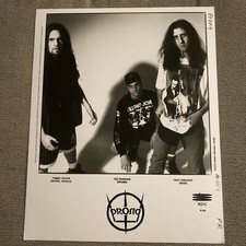 Prong Press Photo 8x10”. Tommy Victor, Ted Parsons.  See Description.