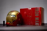 NEW! 2023 US! AUTOKING Iron Man MK5 Helmet 1:1 Voice-controlled Wearable Cosplay