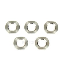 Stainless Steel 1/2x28 Crush Washer Type Adjustable Jam Nut for Muzzle Brake 223