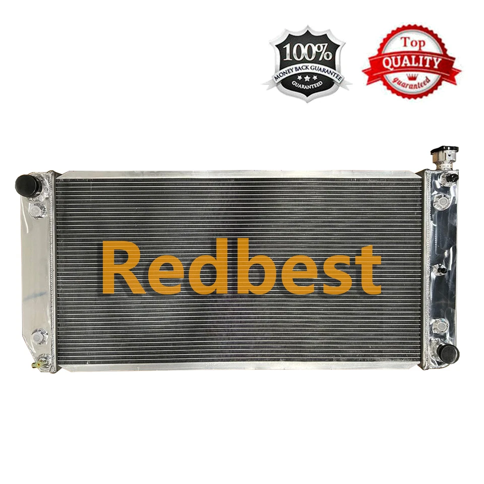 Radiador CC391 4 filas para camioneta Chevy GMC C/K C1500 C2500 K3500 6,2 L diésel V8 Foto 3 de 4