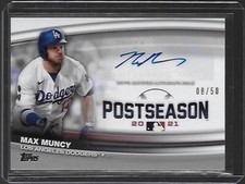 2022 TOPPS SERIES 1 - 2021 POSTSEASON - MAX MUNCY /50