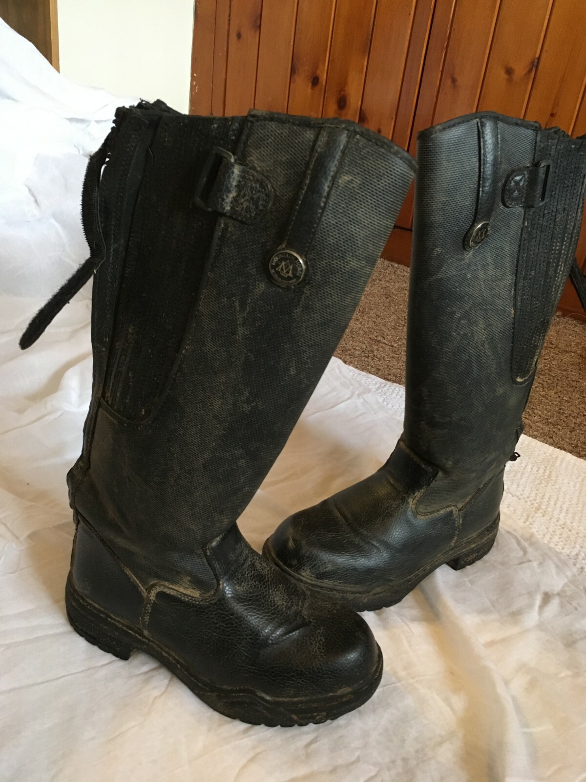 mark todd fleece lined tall winter boot