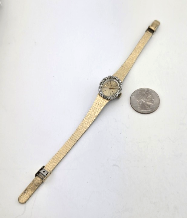 『HAMI 10K WATCH』 HAMI 10K WATCH』 VTG Rare 1940's Midland 10K RGP Bezel