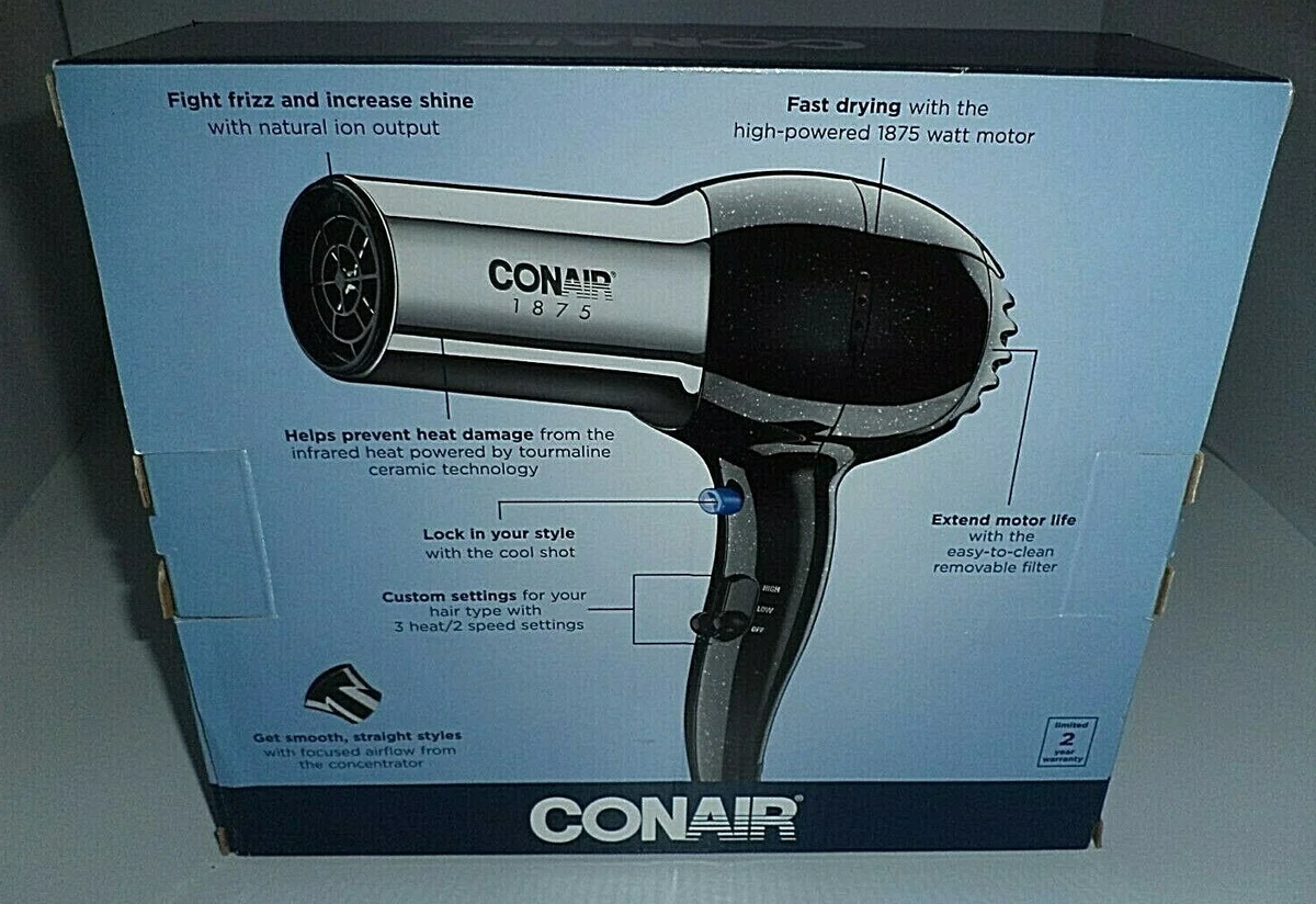 NEW Conair Pro Styler Ionic Conditioning Hair Dryer 1875W Less Frizz