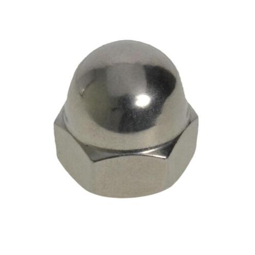 <!--F#f_0-->G304 Stainless Steel M10 (10mm) Metric Coarse Dome Nut 1 Piece Acorn Hex Cap<!--F/-->