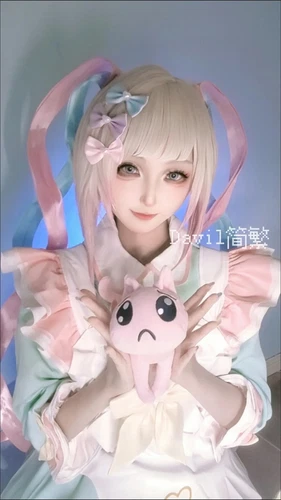 Needy Girl Overdose Rain Ame-Chan Cosplay Plush Doll A.p. Cat Pillow Plush Toys - Picture 4 of 6