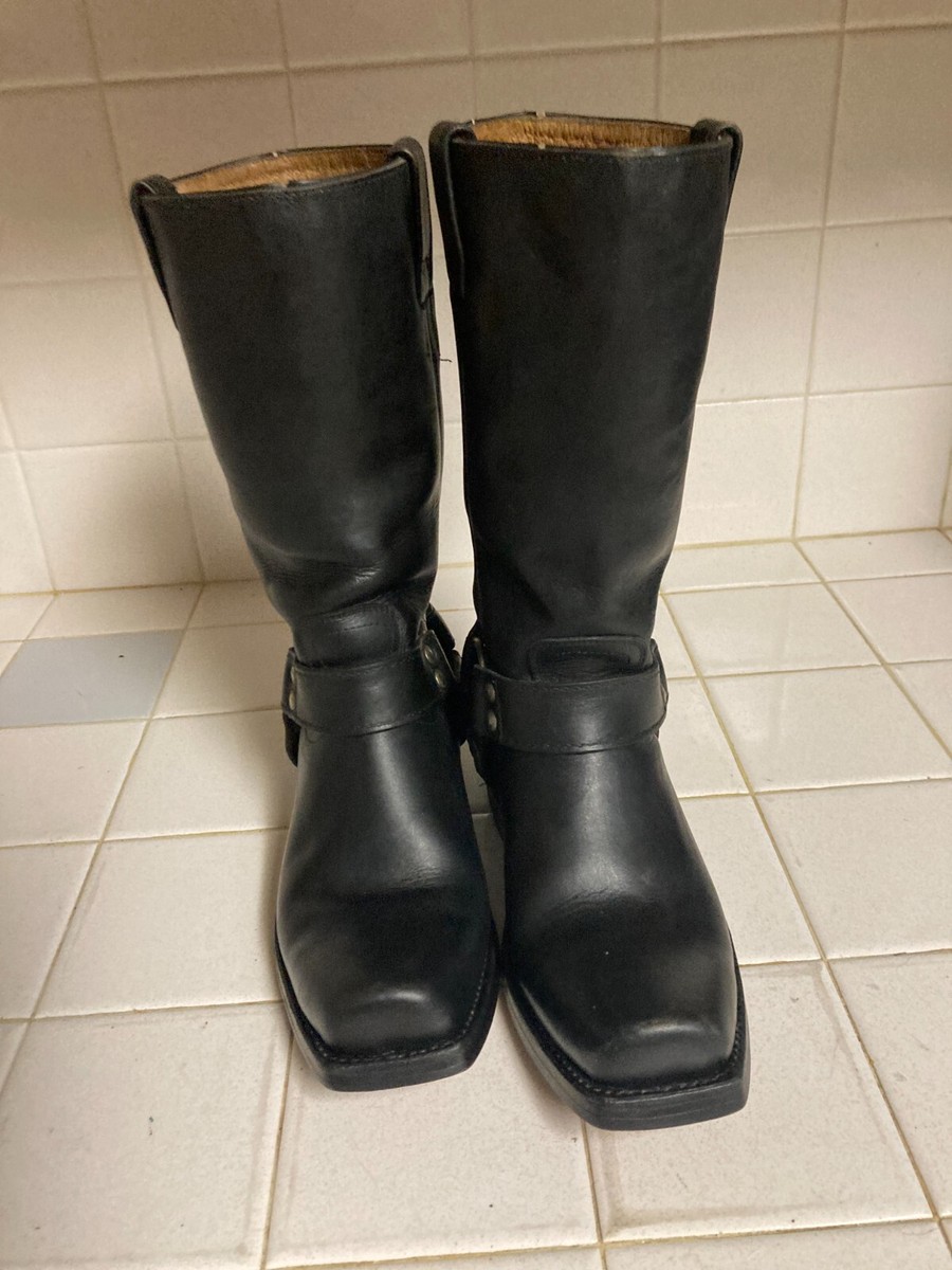 靴 MORGAN Square toe harness boots MORGAN Square toe harness boots