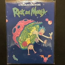 Rick And Morty - Poster Book of 12- Brand New Factory Sealed