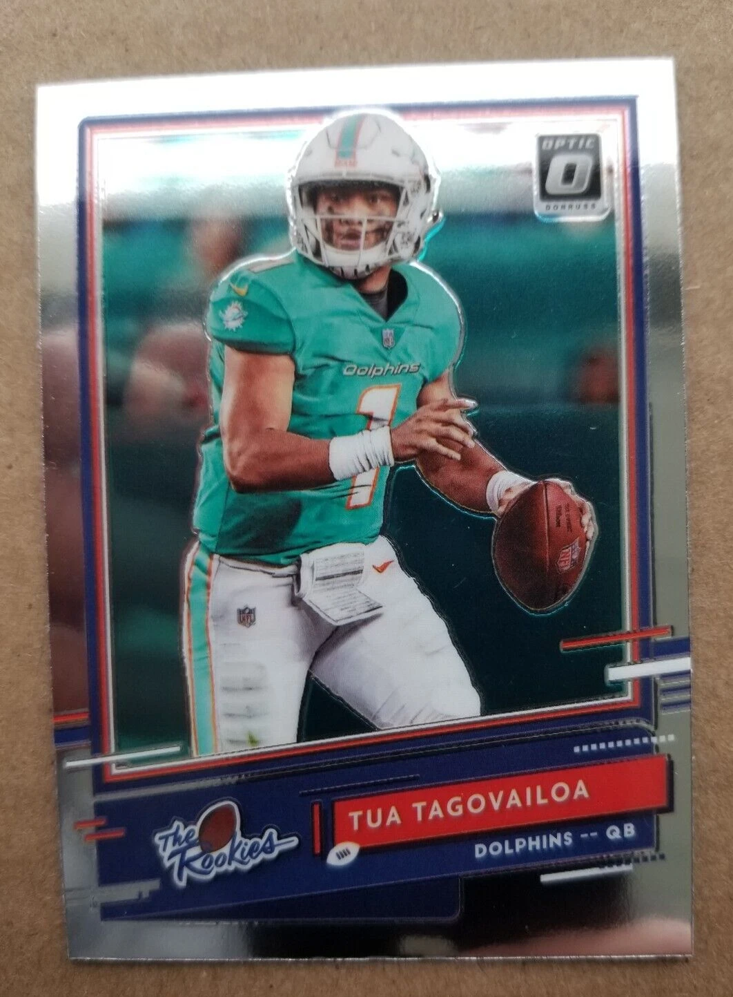 2020 Donruss Optic The Rookies Tua Tagovailoa RC #TR-TT Miami Dolphins